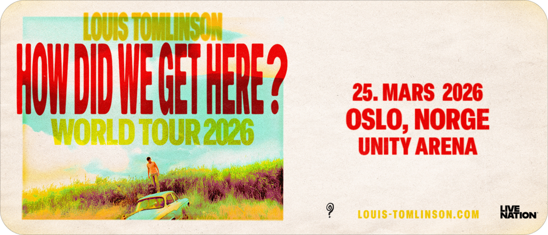 Louis Tomlinson KONSERTPLAKAT