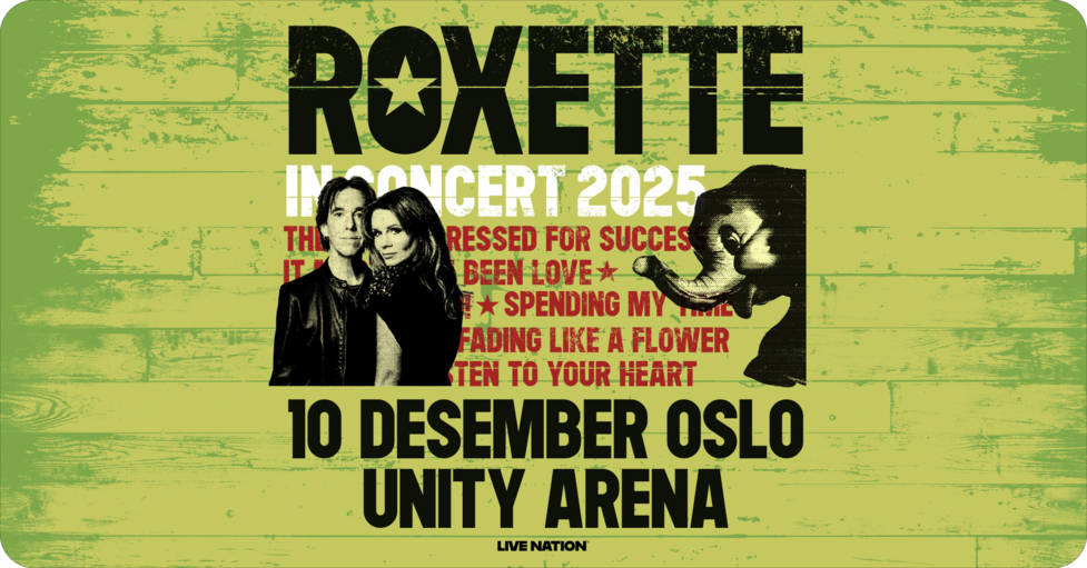 ROXETTE KONSERTPLAKAT