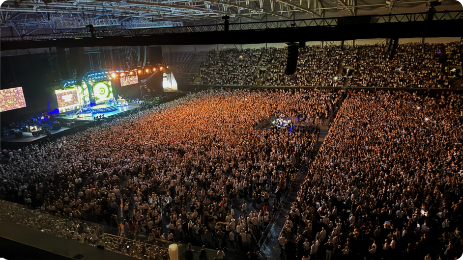 Bilde fra Pitbull-konserten