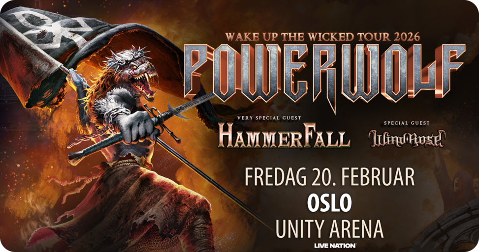POWERWOLF KONSERTPLAKAT